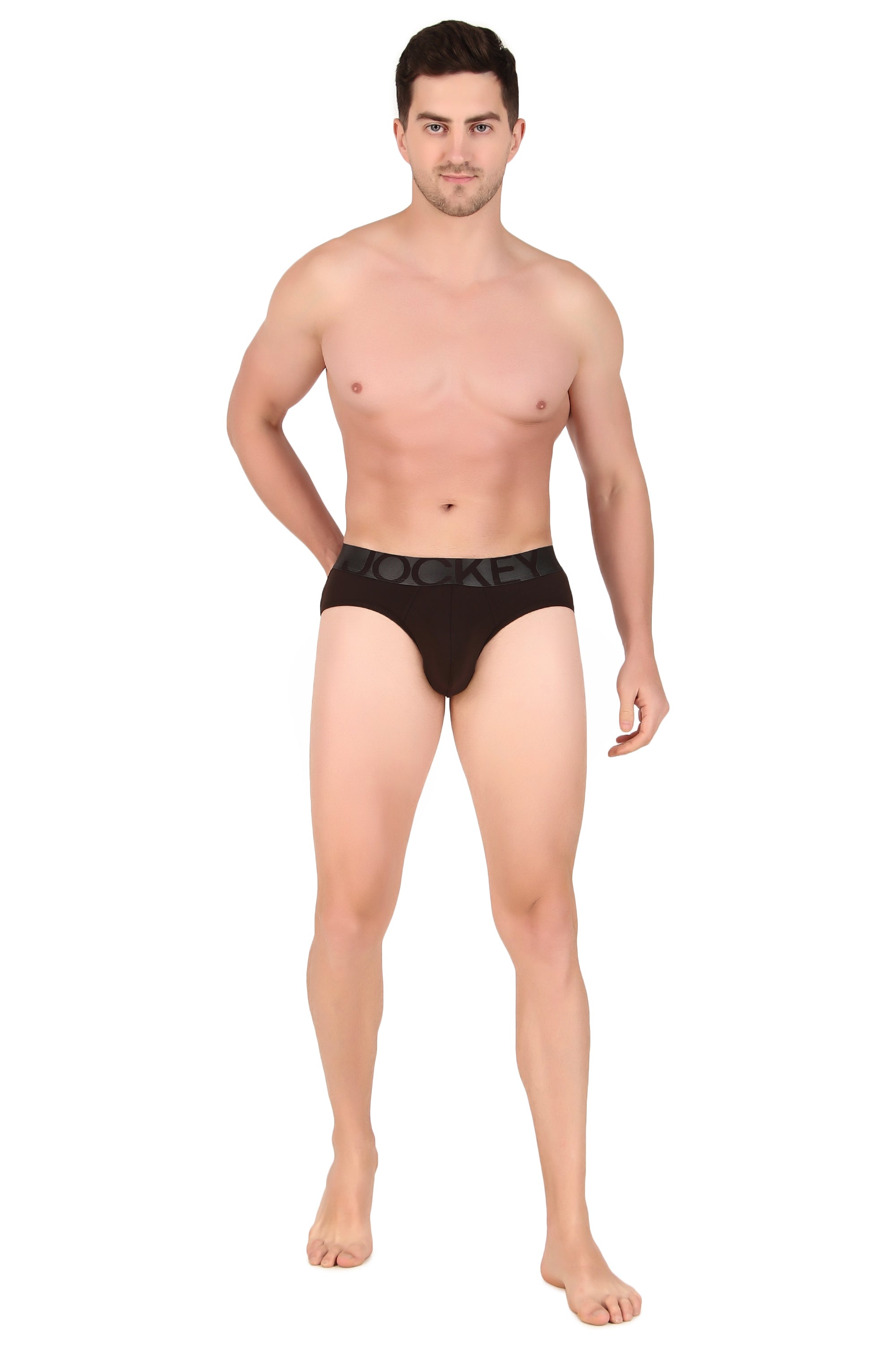 Jockey-IC27 Tactel Microfiber Elastane Stretch Solid Brief with Moisture Move Properties