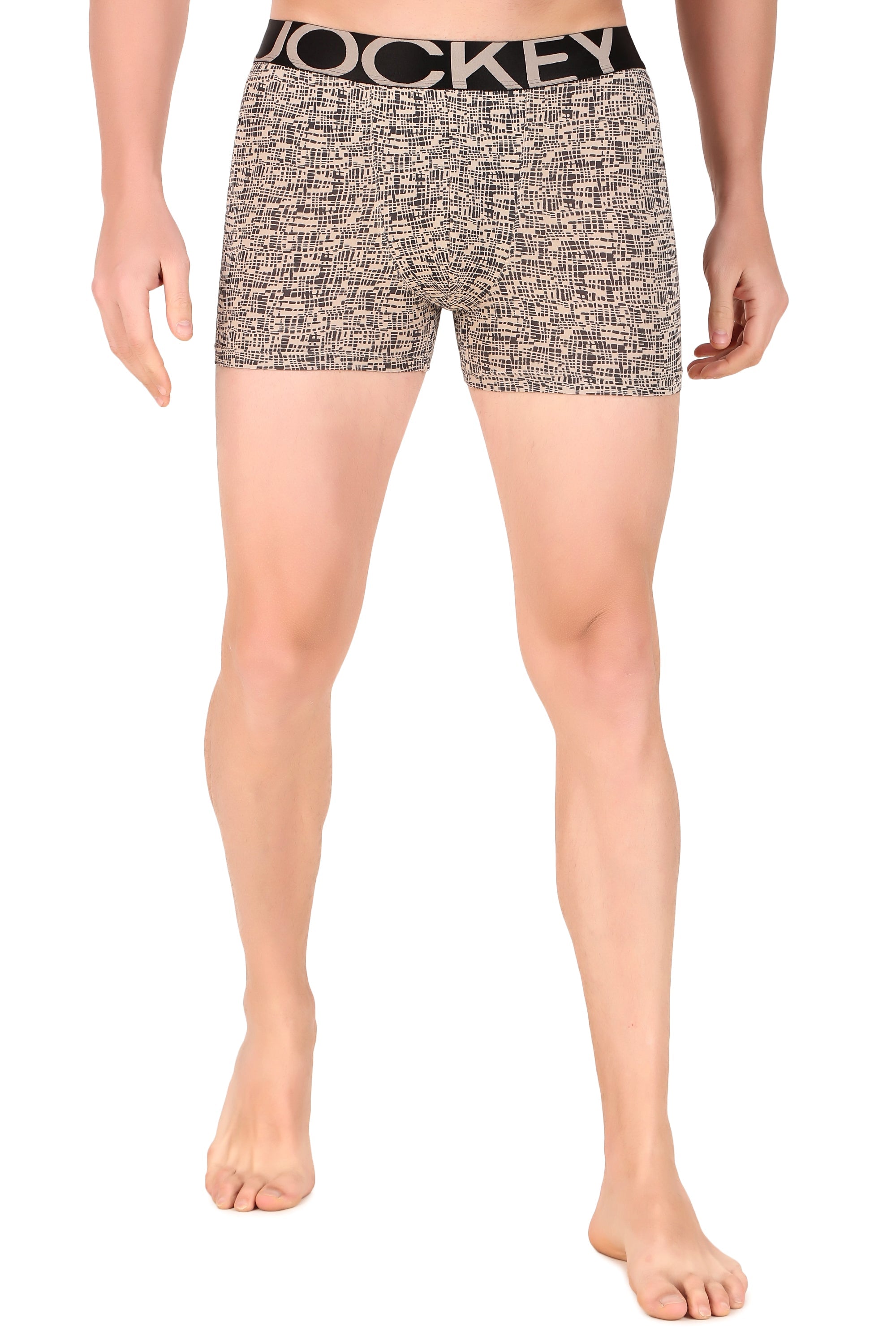 Jockey-IC30 Tactel Microfiber Elastane Stretch Printed Trunk with Moisture Move Properties