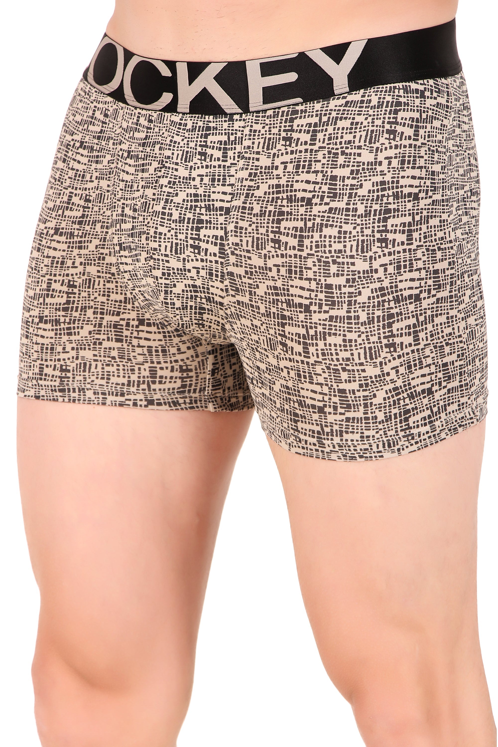 Jockey-IC30 Tactel Microfiber Elastane Stretch Printed Trunk with Moisture Move Properties