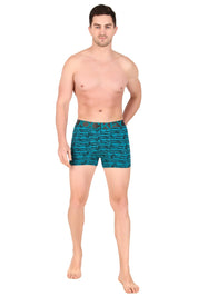 Jockey-IC30 Tactel Microfiber Elastane Stretch Printed Trunk with Moisture Move Properties