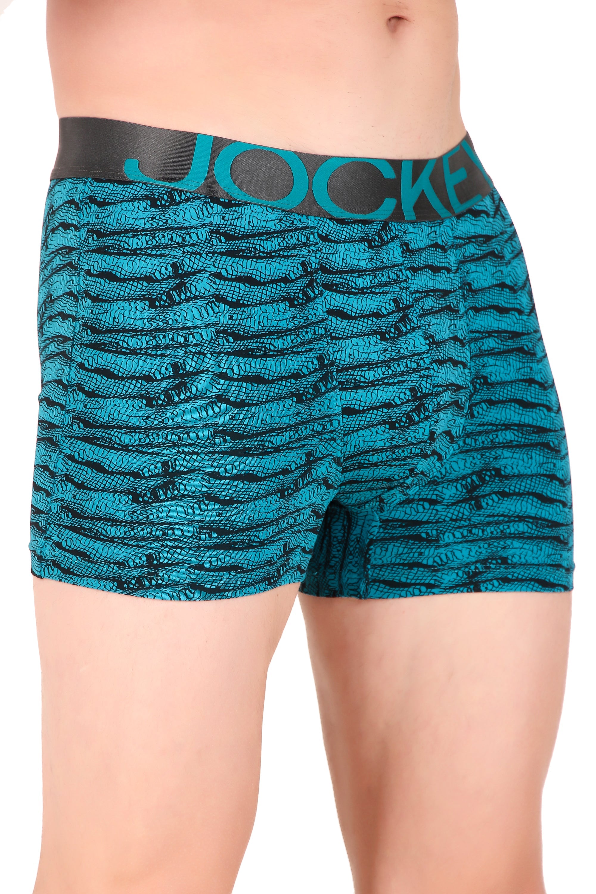 Jockey-IC30 Tactel Microfiber Elastane Stretch Printed Trunk with Moisture Move Properties