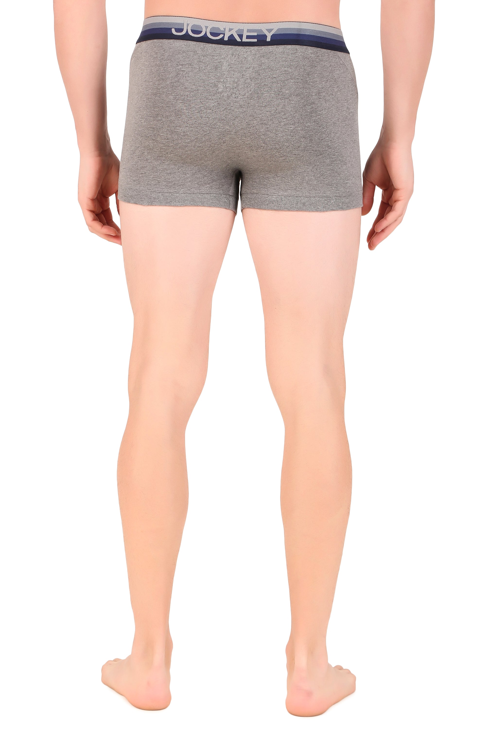 Jockey-US20 Super Combed Cotton Elastane Stretch Solid Trunk with Ultrasoft Waistband