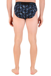 Jockey-FP22 Super Combed Cotton Elastane Stretch Printed Brief with Ultrasoft Waistband