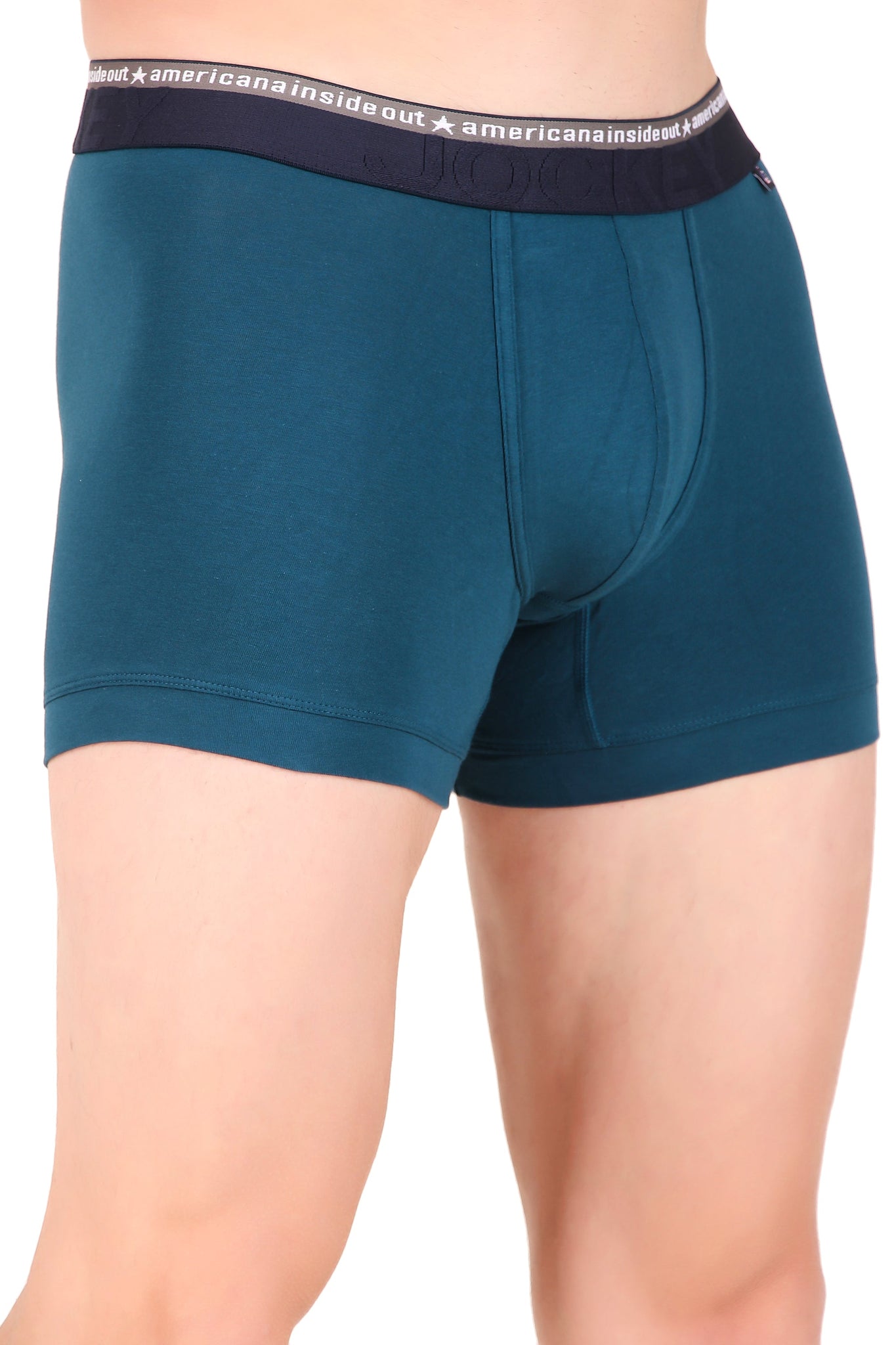 Jockey-US60 Super Combed Cotton Elastane Stretch Solid Trunk with Ultrasoft Waistband