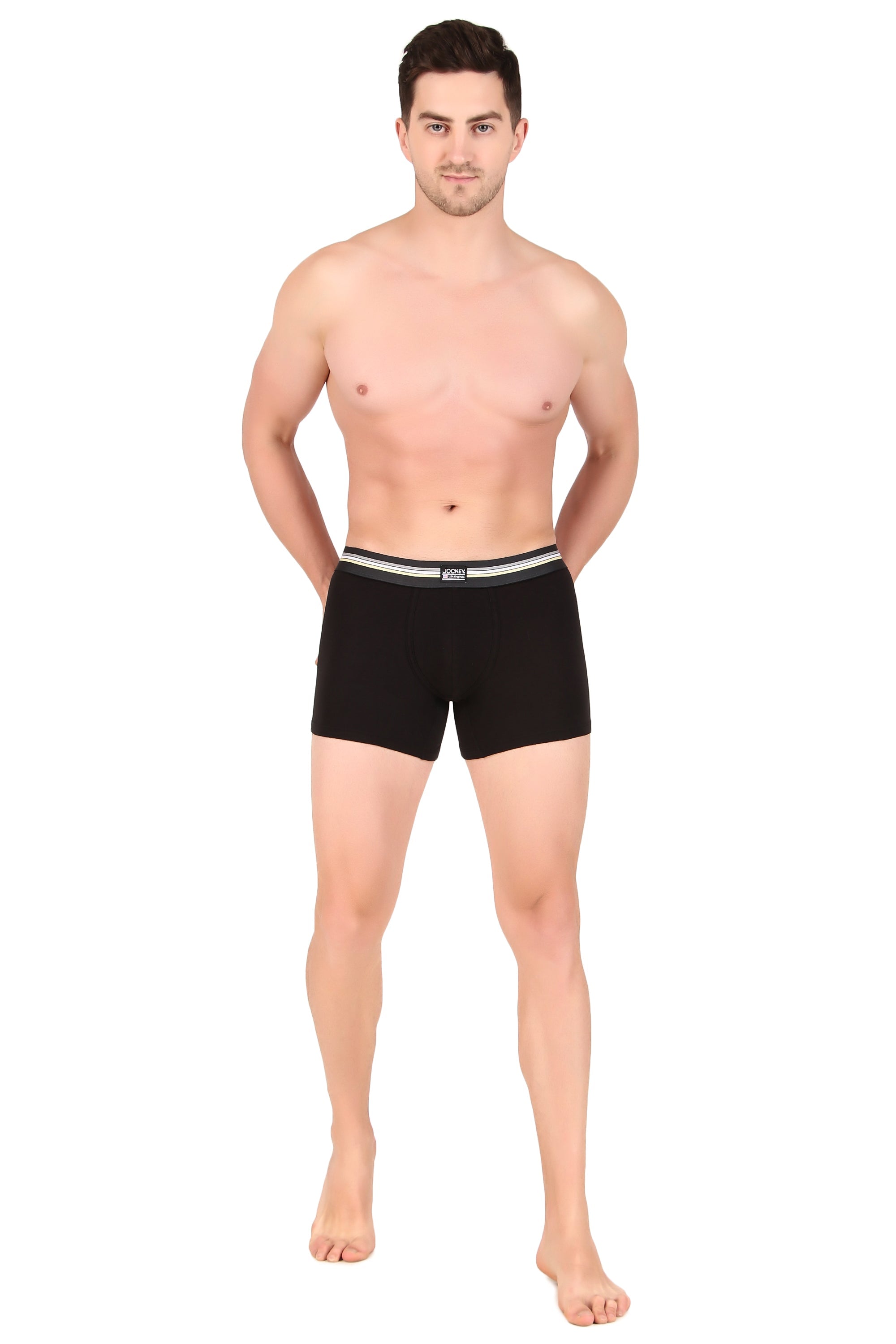 Jockey-UI21 Super Combed Cotton Elastane Stretch Printed Trunk with Ultrasoft Waistband