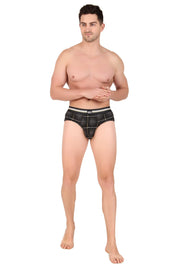 Jockey-UI20 Super Combed Cotton Elastane Stretch Printed Brief with Ultrasoft Waistband