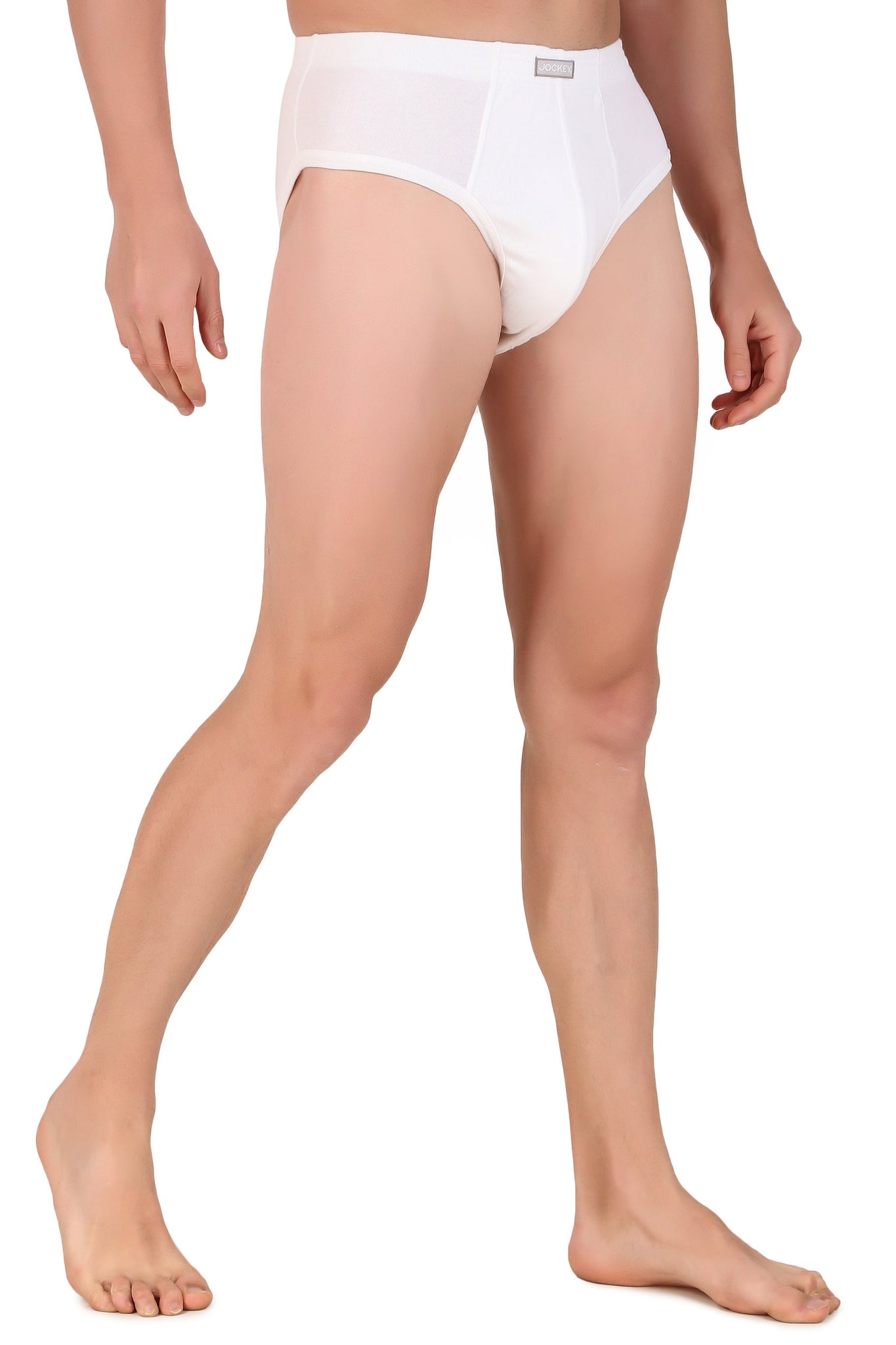 Jockey-1009 Super Combed Cotton Rib Solid Brief with StayFresh Treatment