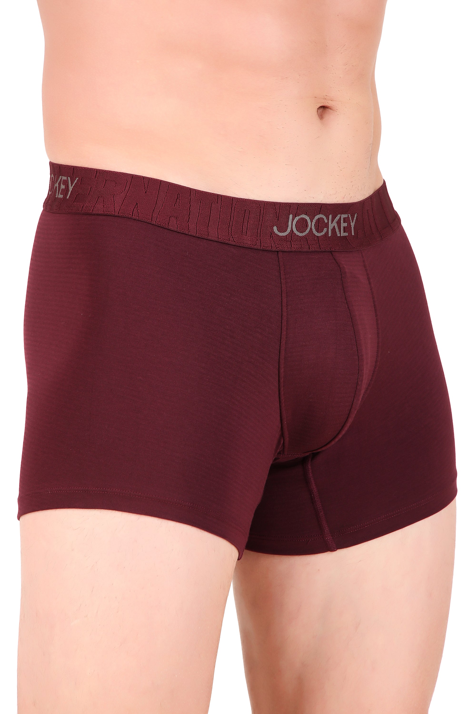 Jockey-IC32 Supima Cotton Elastane Stretch Solid Trunk with Ultrasoft Waistband