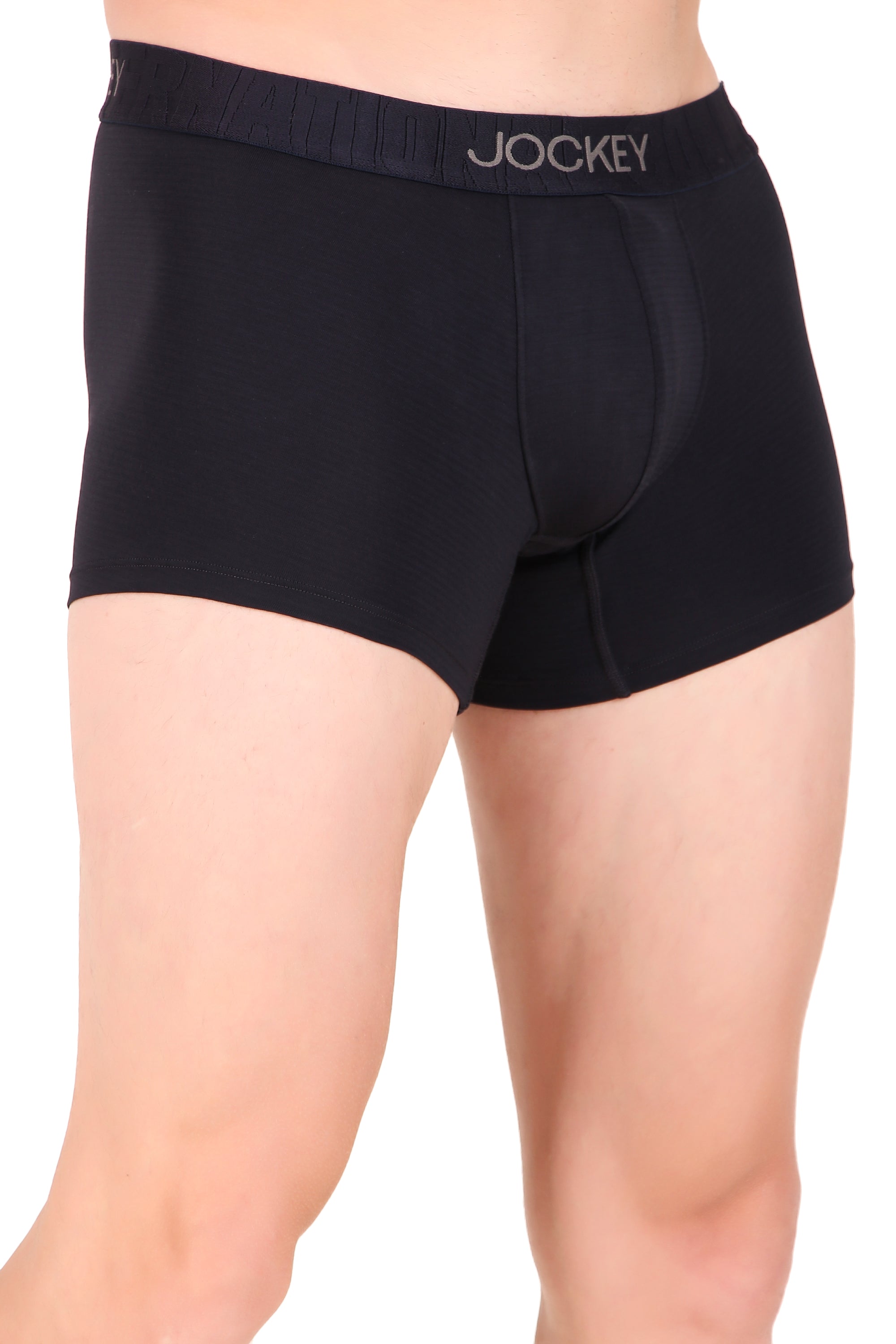 Jockey-IC32 Supima Cotton Elastane Stretch Solid Trunk with Ultrasoft Waistband