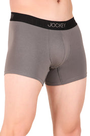 Jockey-IC32 Supima Cotton Elastane Stretch Solid Trunk with Ultrasoft Waistband