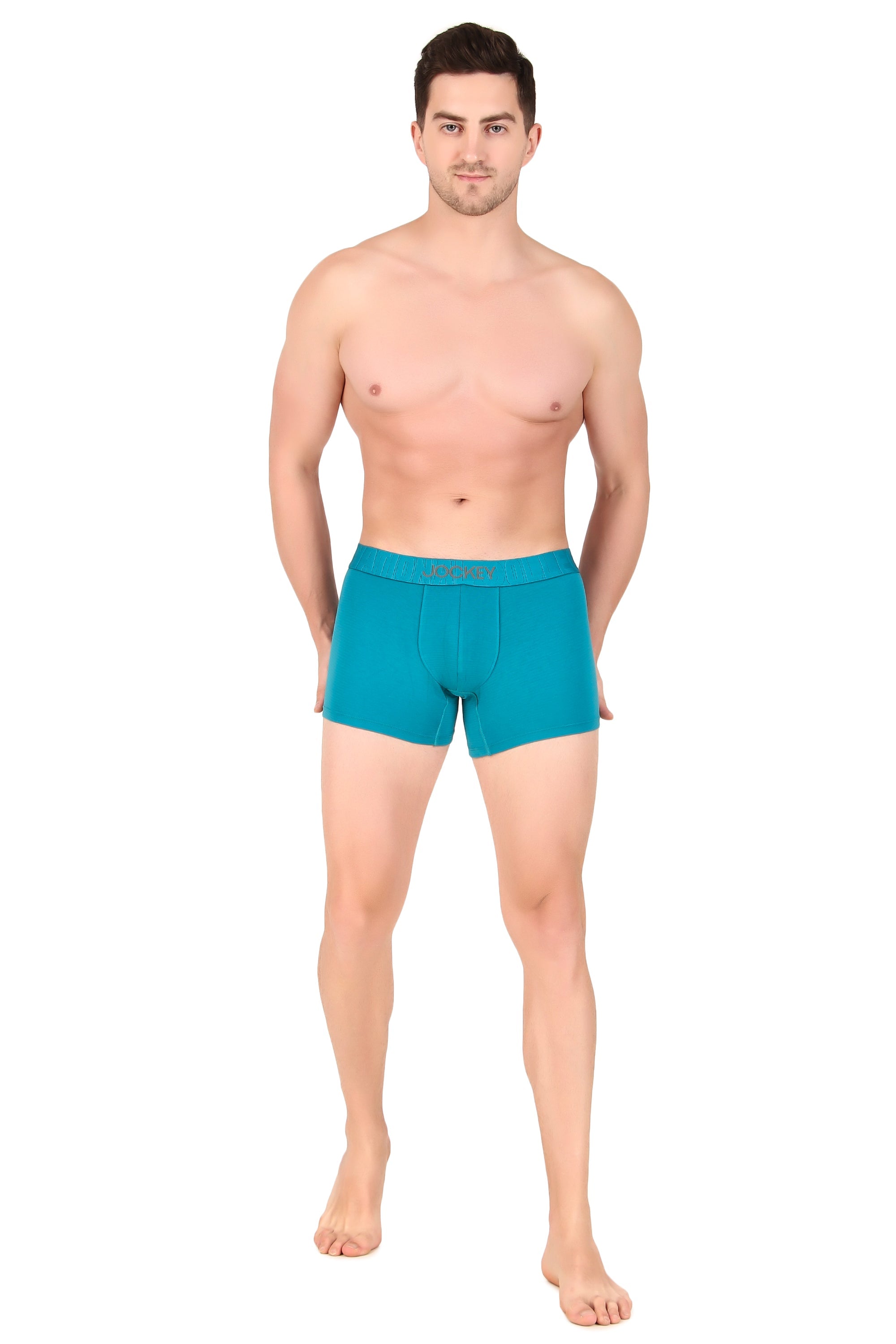 Jockey-IC32 Supima Cotton Elastane Stretch Solid Trunk with Ultrasoft Waistband