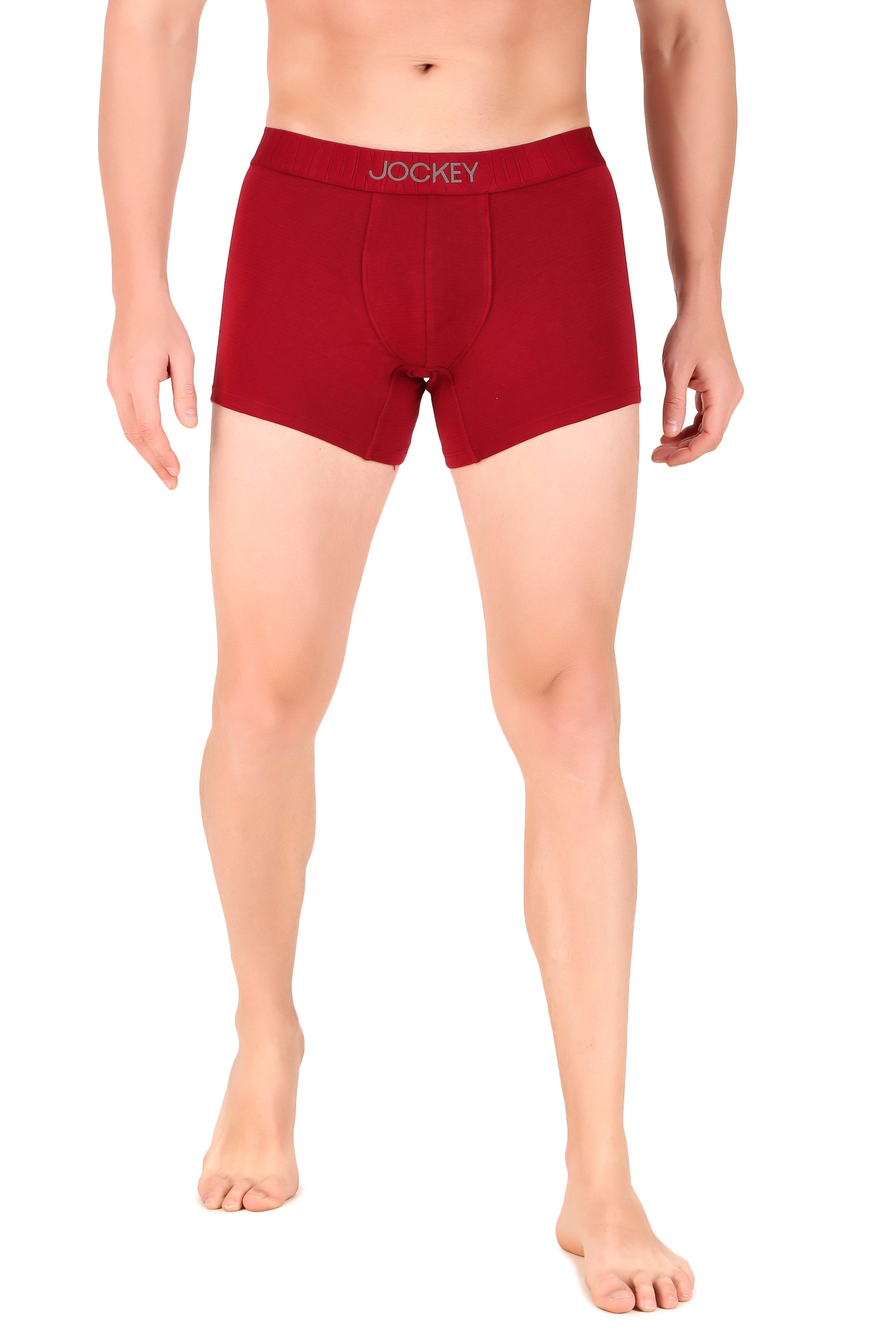 Jockey-IC32 Supima Cotton Elastane Stretch Solid Trunk with Ultrasoft Waistband