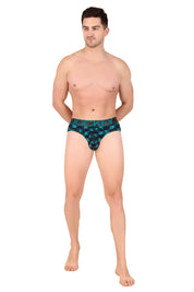 Jockey-IC29 Tactel Microfiber Elastane Stretch Printed Brief with Moisture Move Properties