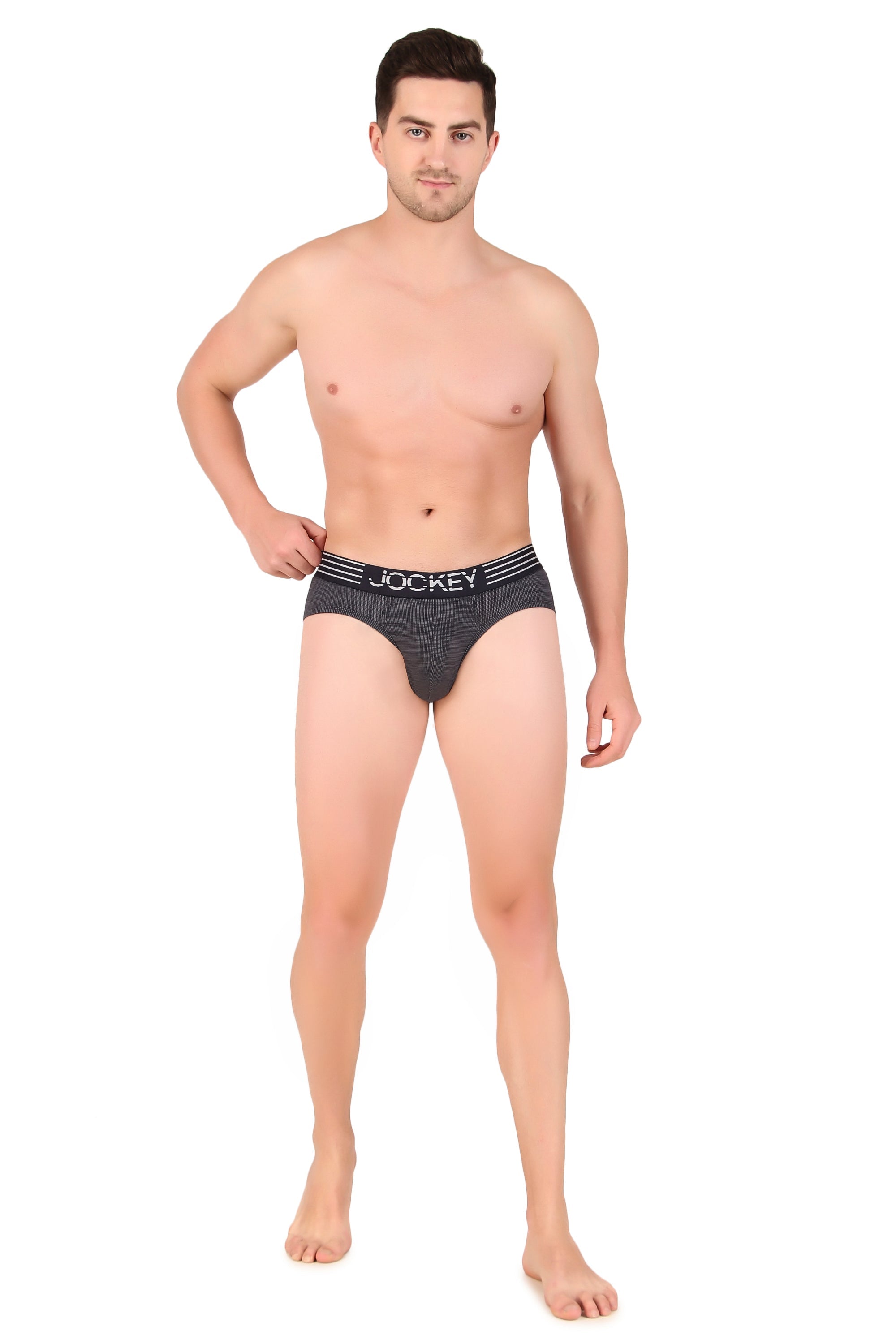 Jockey-MM04 Microfiber Mesh Elastane Stretch Performance Brief with StayDry Technology