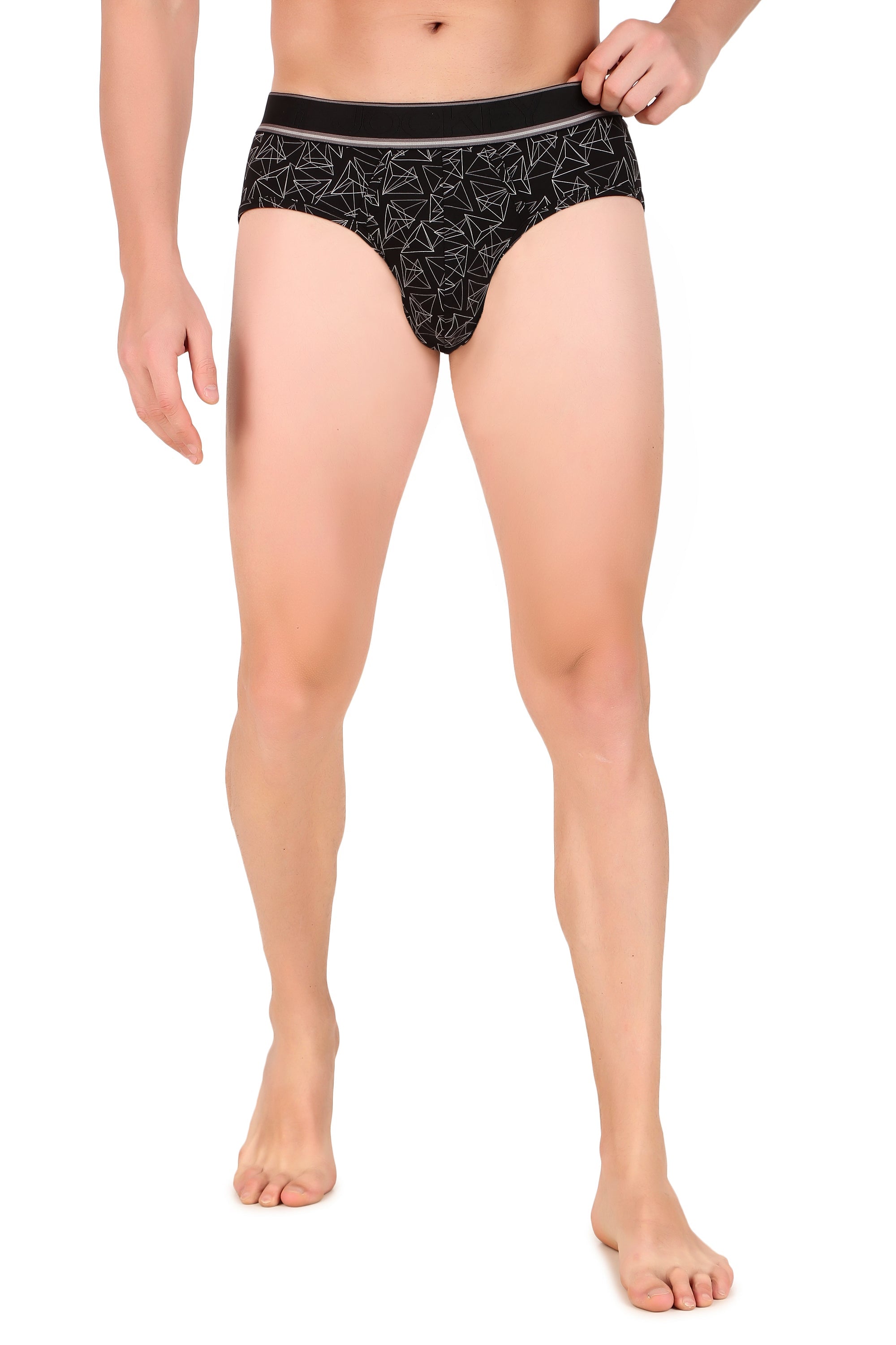 Jockey-HG29 Tencel Micro Modal Elastane Stretch Printed Brief with Natural StayFresh Properties