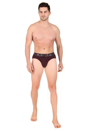 Jockey-IC29 Tactel Microfiber Elastane Stretch Printed Brief with Moisture Move Properties