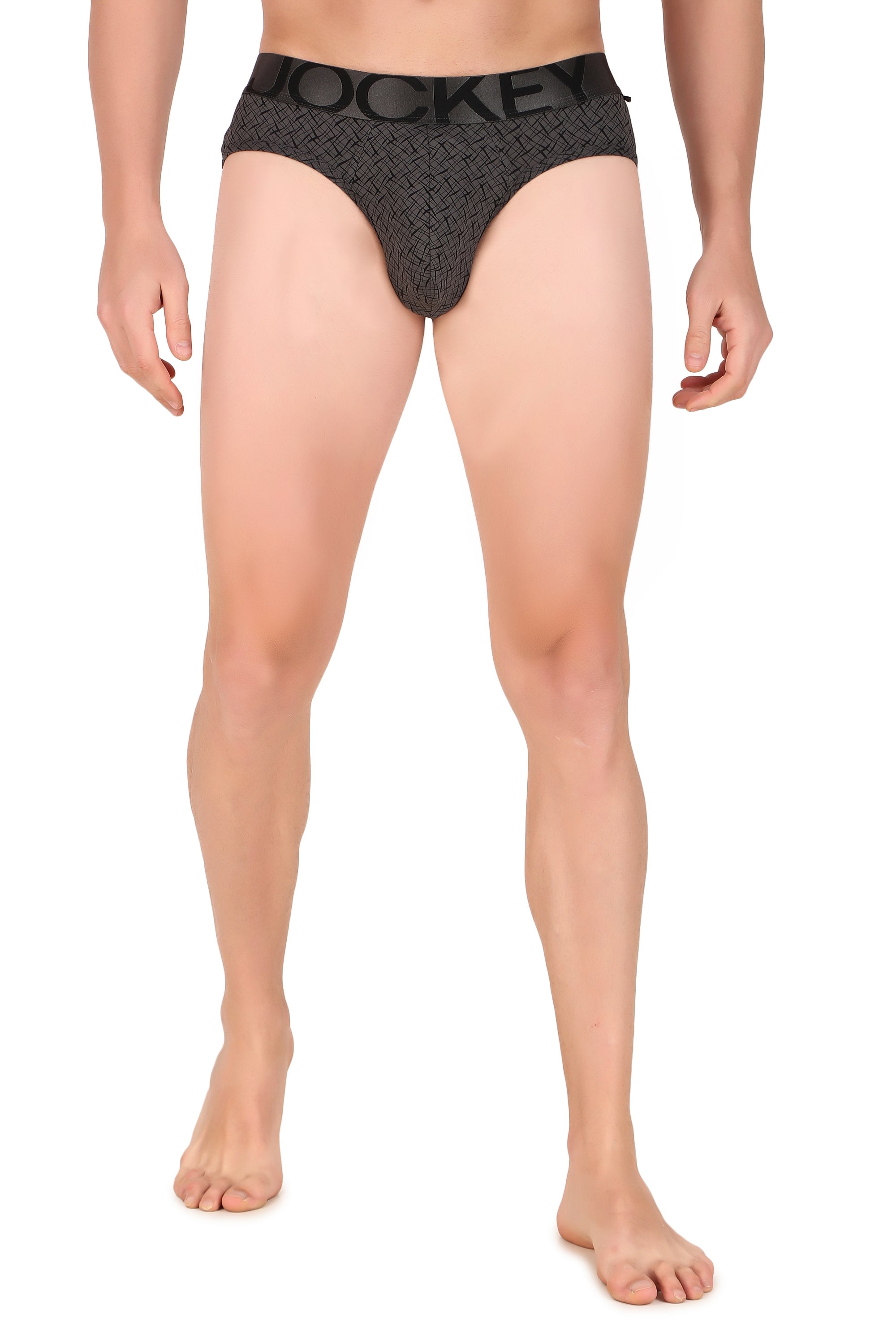 Jockey-IC29 Tactel Microfiber Elastane Stretch Printed Brief with Moisture Move Properties