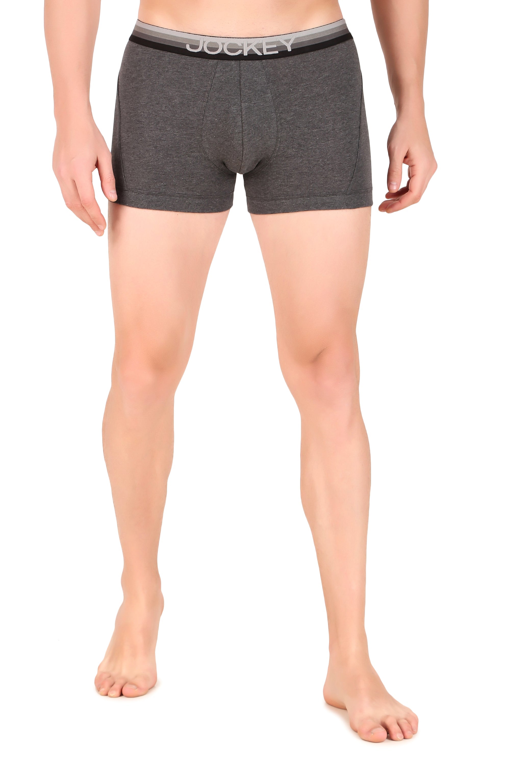 Jockey-US20 Super Combed Cotton Elastane Stretch Solid Trunk with Ultrasoft Waistband