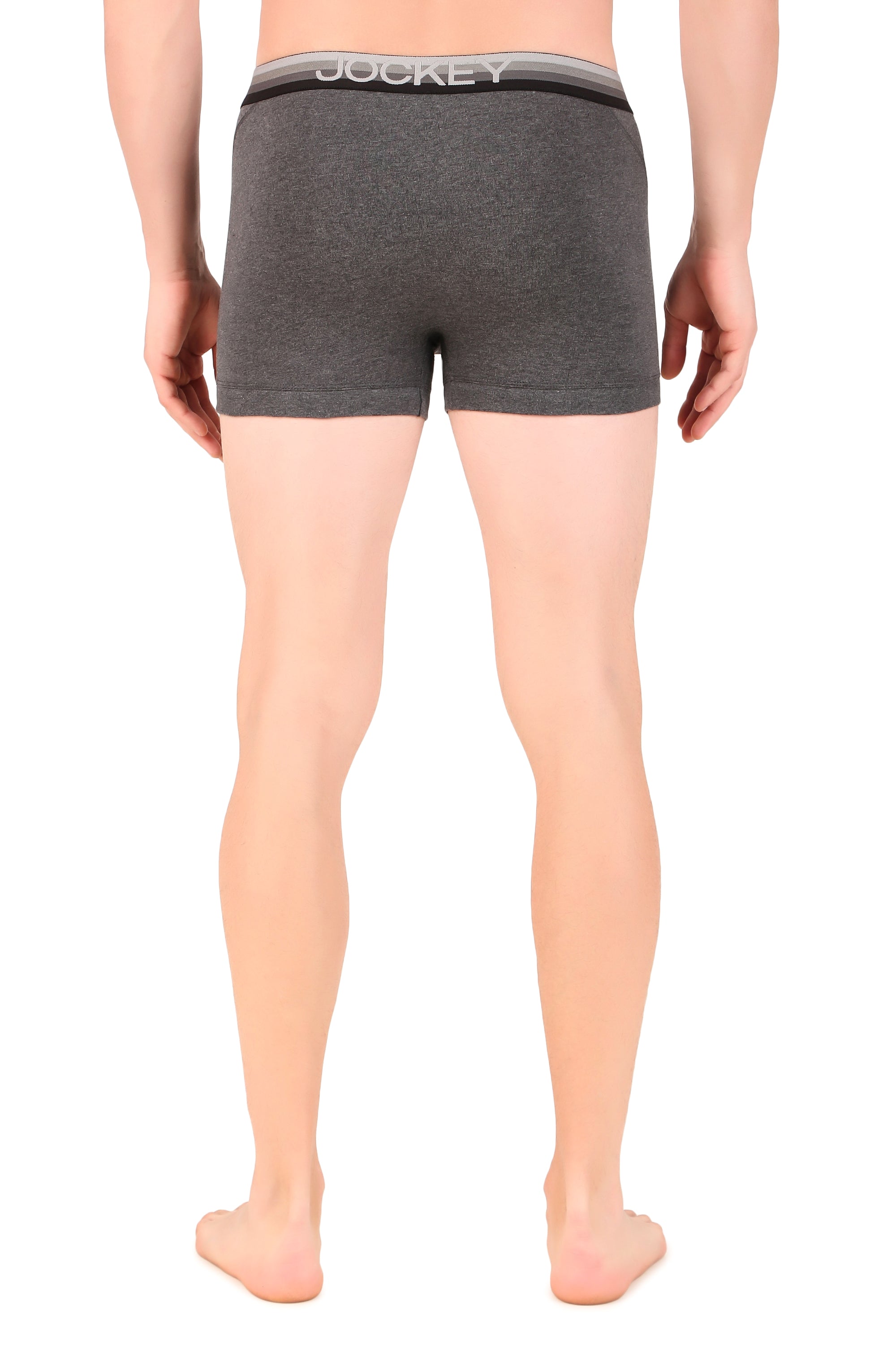 Jockey-US20 Super Combed Cotton Elastane Stretch Solid Trunk with Ultrasoft Waistband