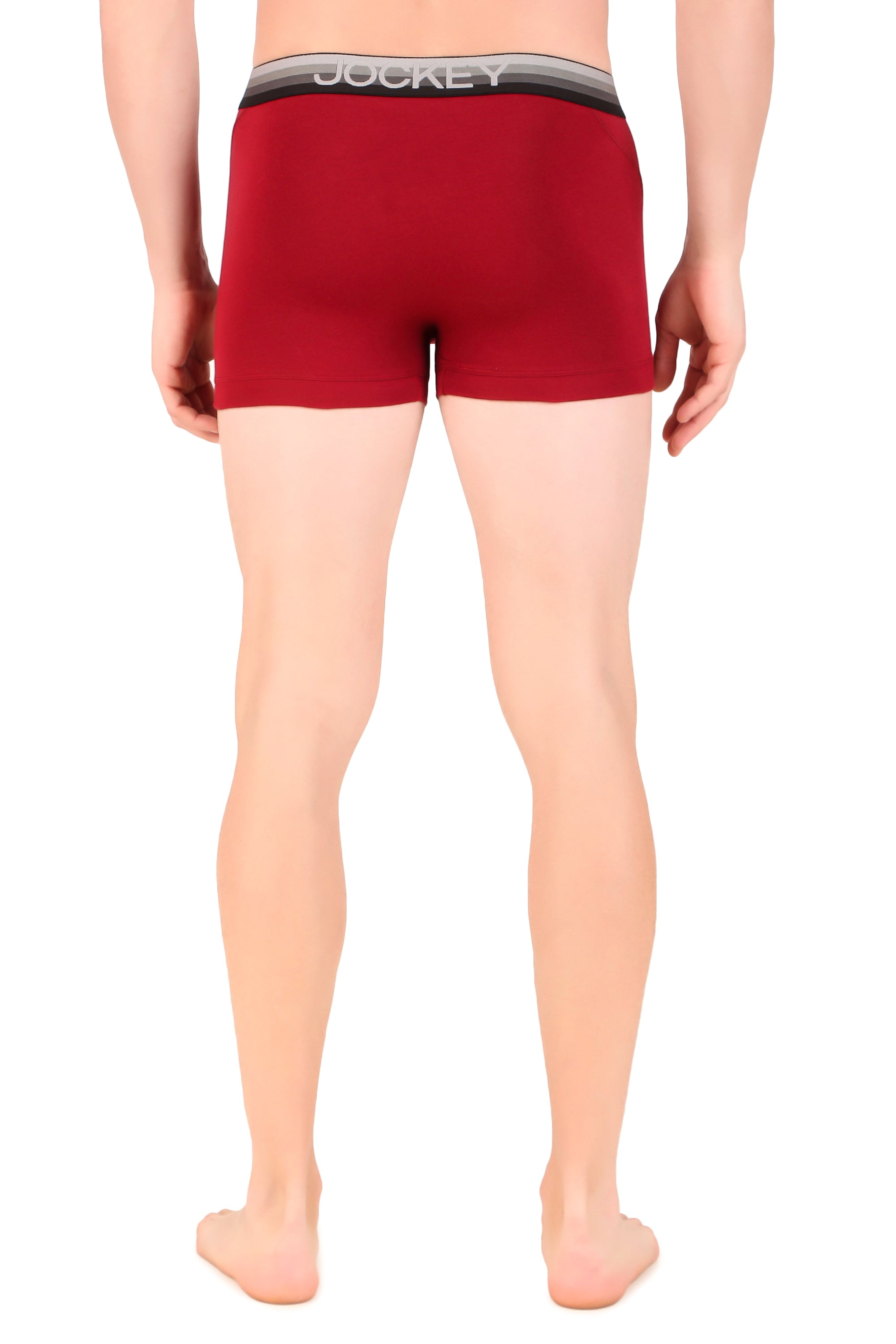 Jockey-US20 Super Combed Cotton Elastane Stretch Solid Trunk with Ultrasoft Waistband