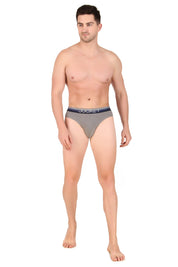 Jockey-US07 Super Combed Cotton Elastane Stretch Solid Brief with Ultrasoft Waistband