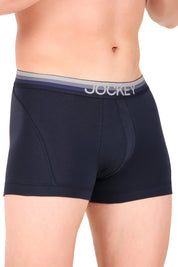 Jockey-US20 Super Combed Cotton Elastane Stretch Solid Trunk with Ultrasoft Waistband