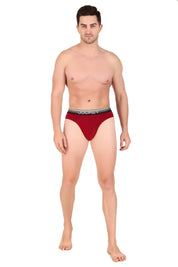 Jockey-US07 Super Combed Cotton Elastane Stretch Solid Brief with Ultrasoft Waistband