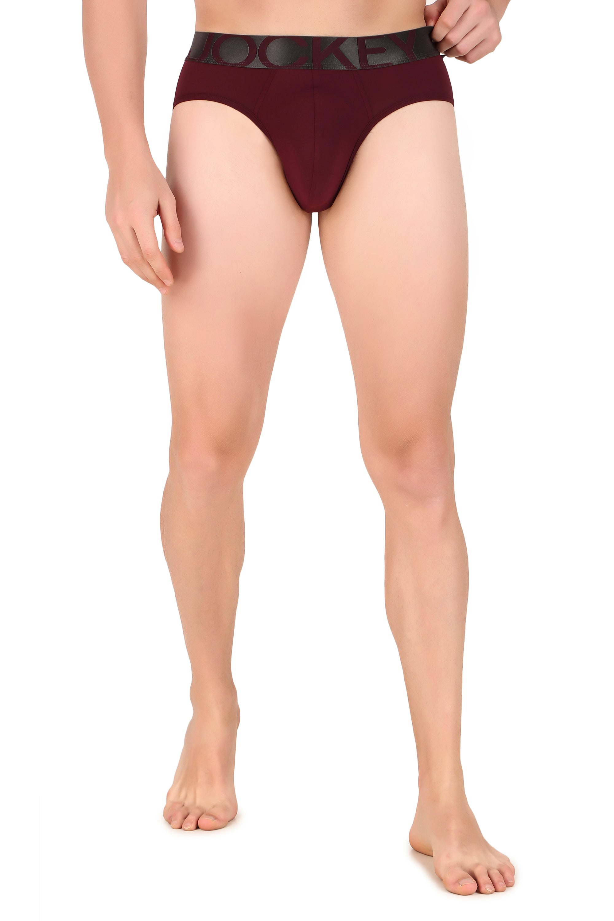 Jockey-IC27 Tactel Microfiber Elastane Stretch Solid Brief with Moisture Move Properties