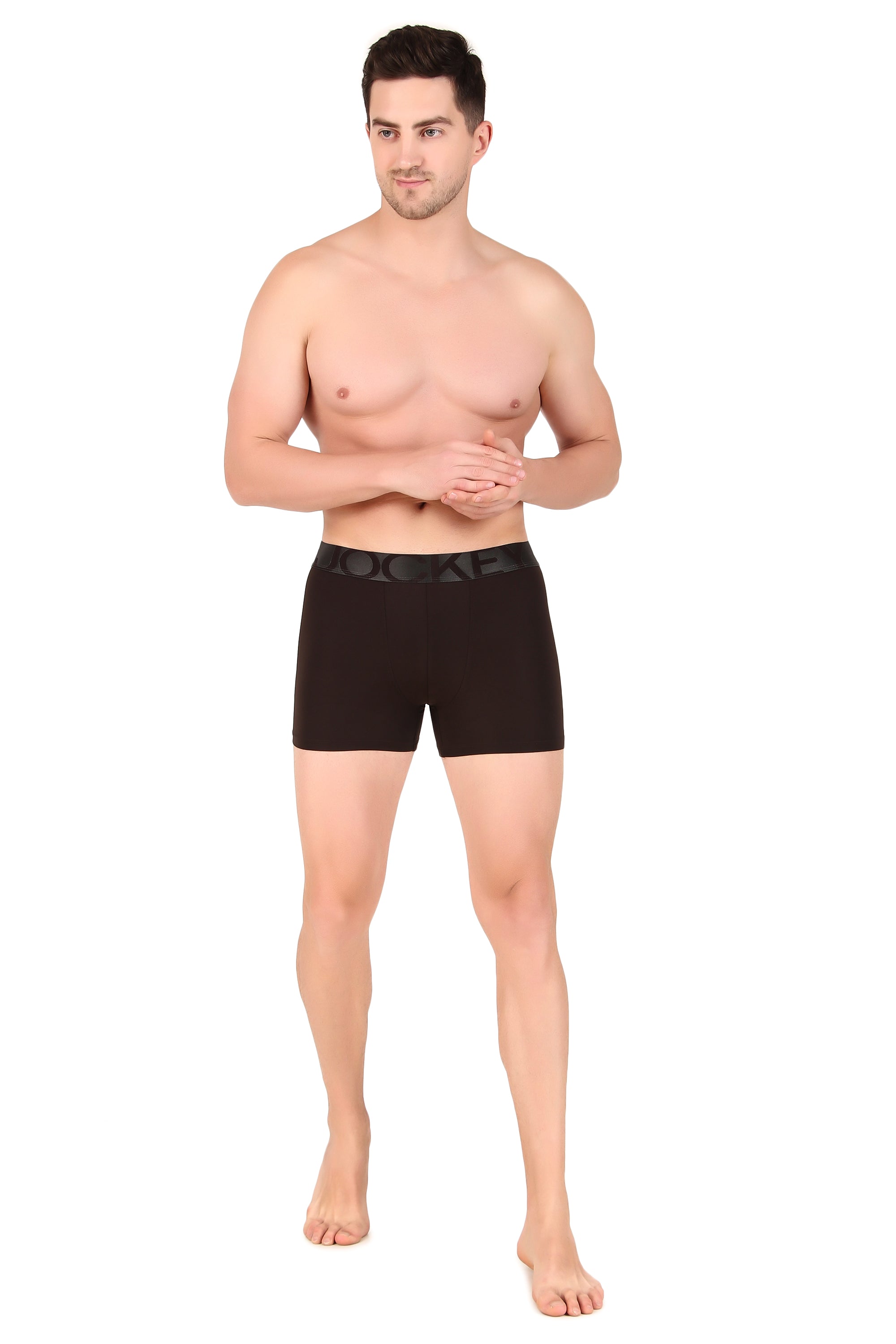 Jockey-IC28 Tactel Microfiber Elastane Stretch Solid Trunk with Moisture Move Properties