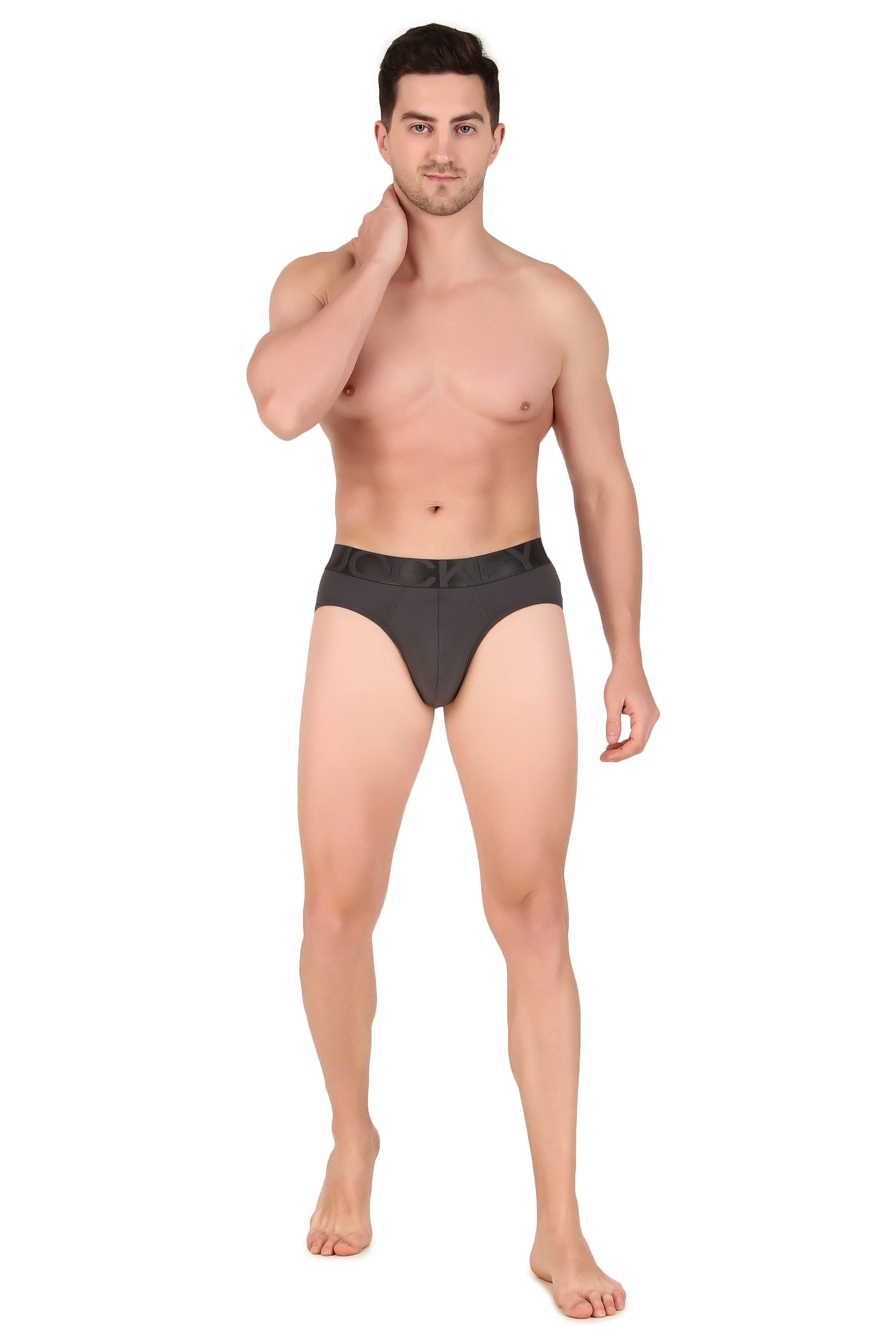 Jockey-IC27 Tactel Microfiber Elastane Stretch Solid Brief with Moisture Move Properties