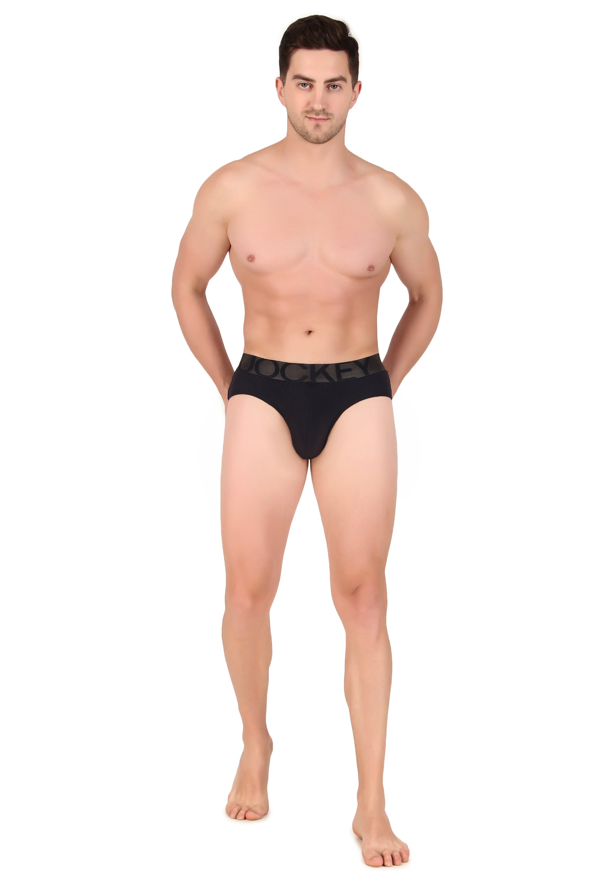 Jockey-IC27 Tactel Microfiber Elastane Stretch Solid Brief with Moisture Move Properties