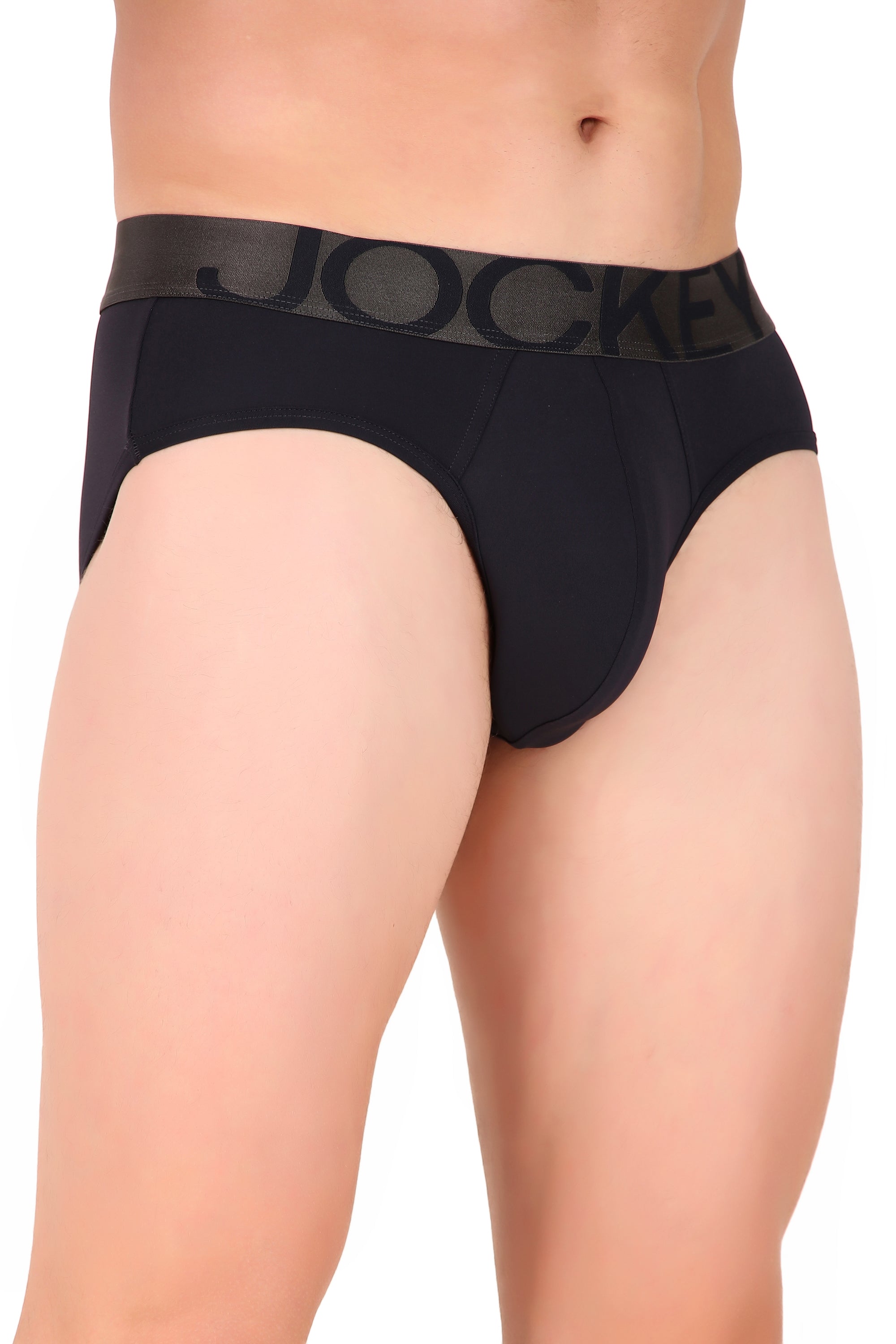 Jockey-IC27 Tactel Microfiber Elastane Stretch Solid Brief with Moisture Move Properties