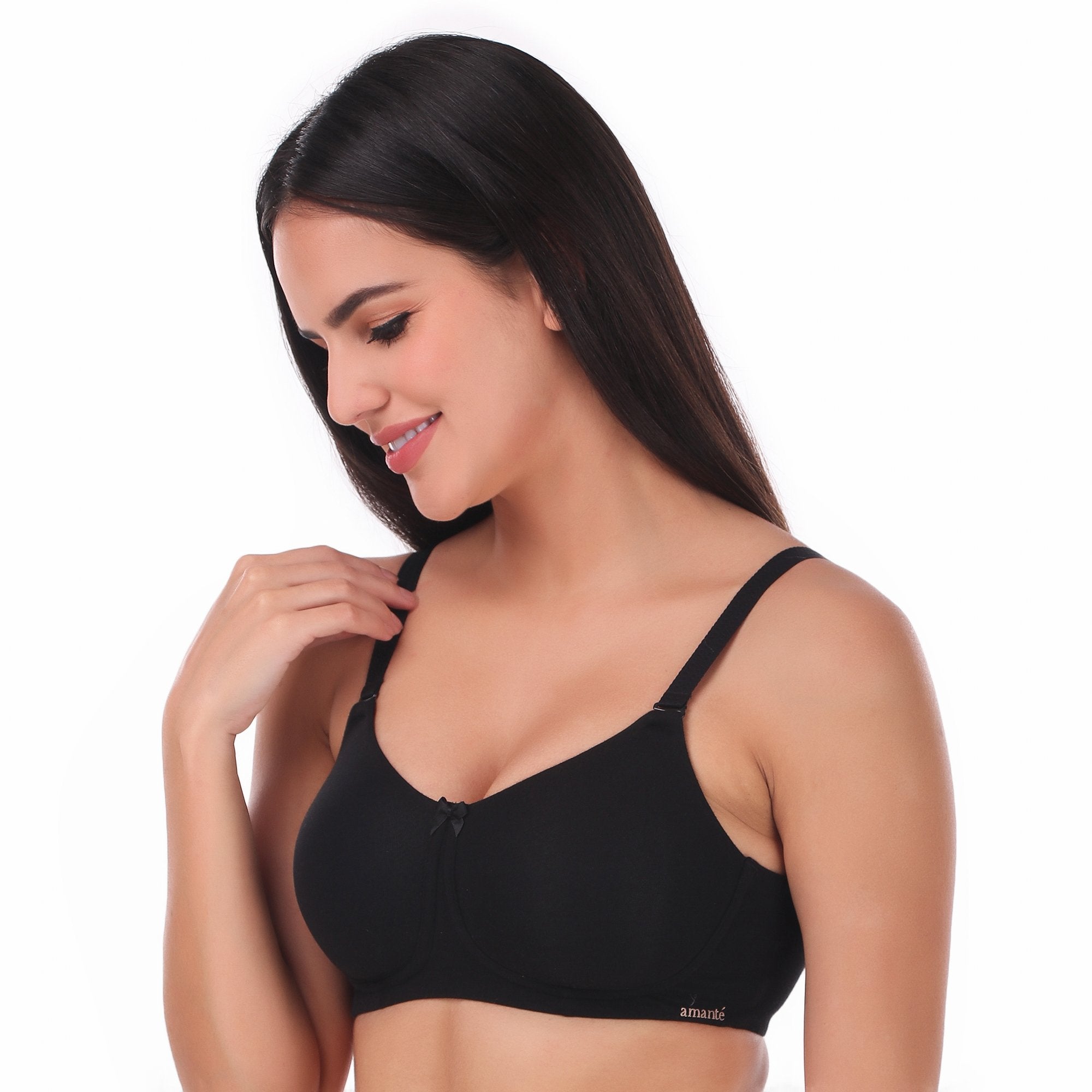 AMANTE BRA -BRA75301 Essential Comfort Non-Padded Non-Wired  Bra