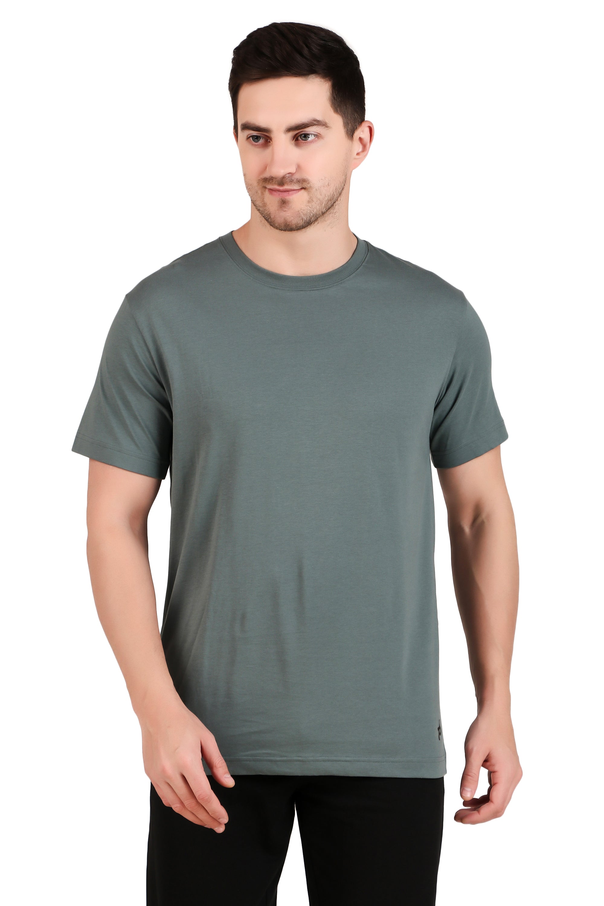 Jockey-2714 Super Combed Cotton Rich Round Neck Half Sleeve T-Shirt