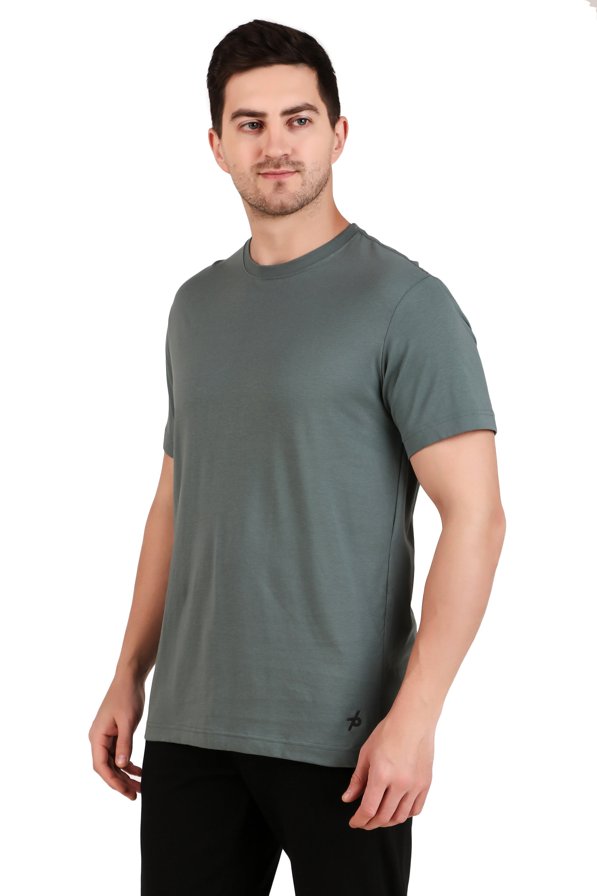 Jockey-2714 Super Combed Cotton Rich Round Neck Half Sleeve T-Shirt