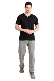 Jockey-2726 Super Combed Cotton Rich Solid V Neck Half Sleeve T-Shirt