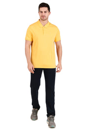 Jockey-3912 Super Combed Cotton Rich Solid Half Sleeve Polo T-Shirt