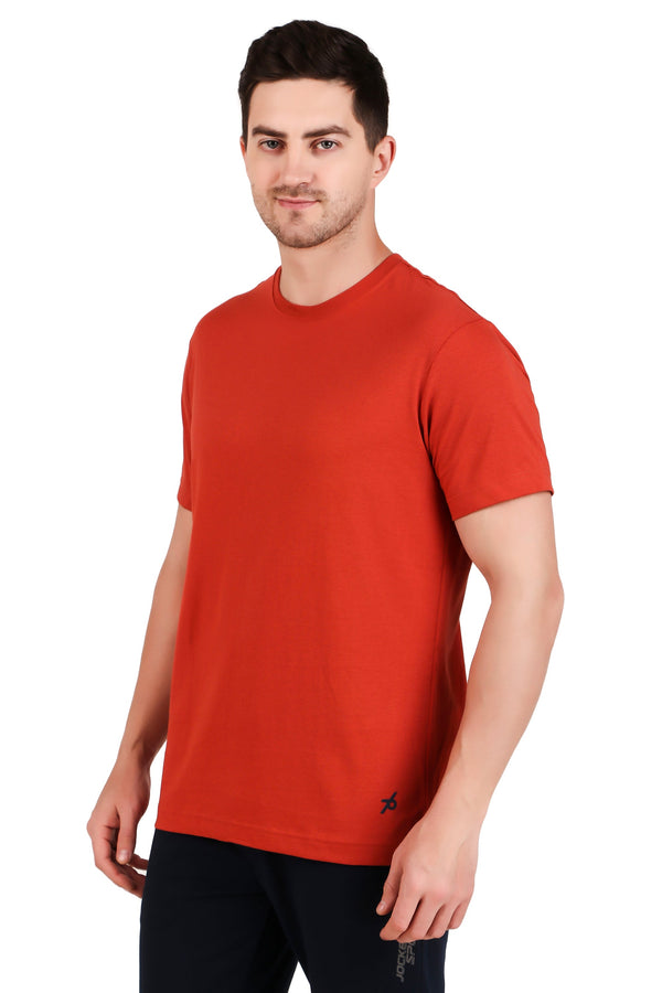 Jockey-2714 Shred Super Combed Cotton Rich Round Neck Half Sleeve T-Shirt