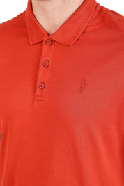 Jockey-3912 Super Combed Cotton Rich Solid Half Sleeve Polo T-Shirt