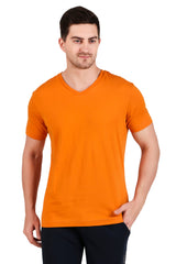 Jockey-2726 Super Combed Cotton Rich Solid V Neck Half Sleeve T-Shirt -Dtsun
