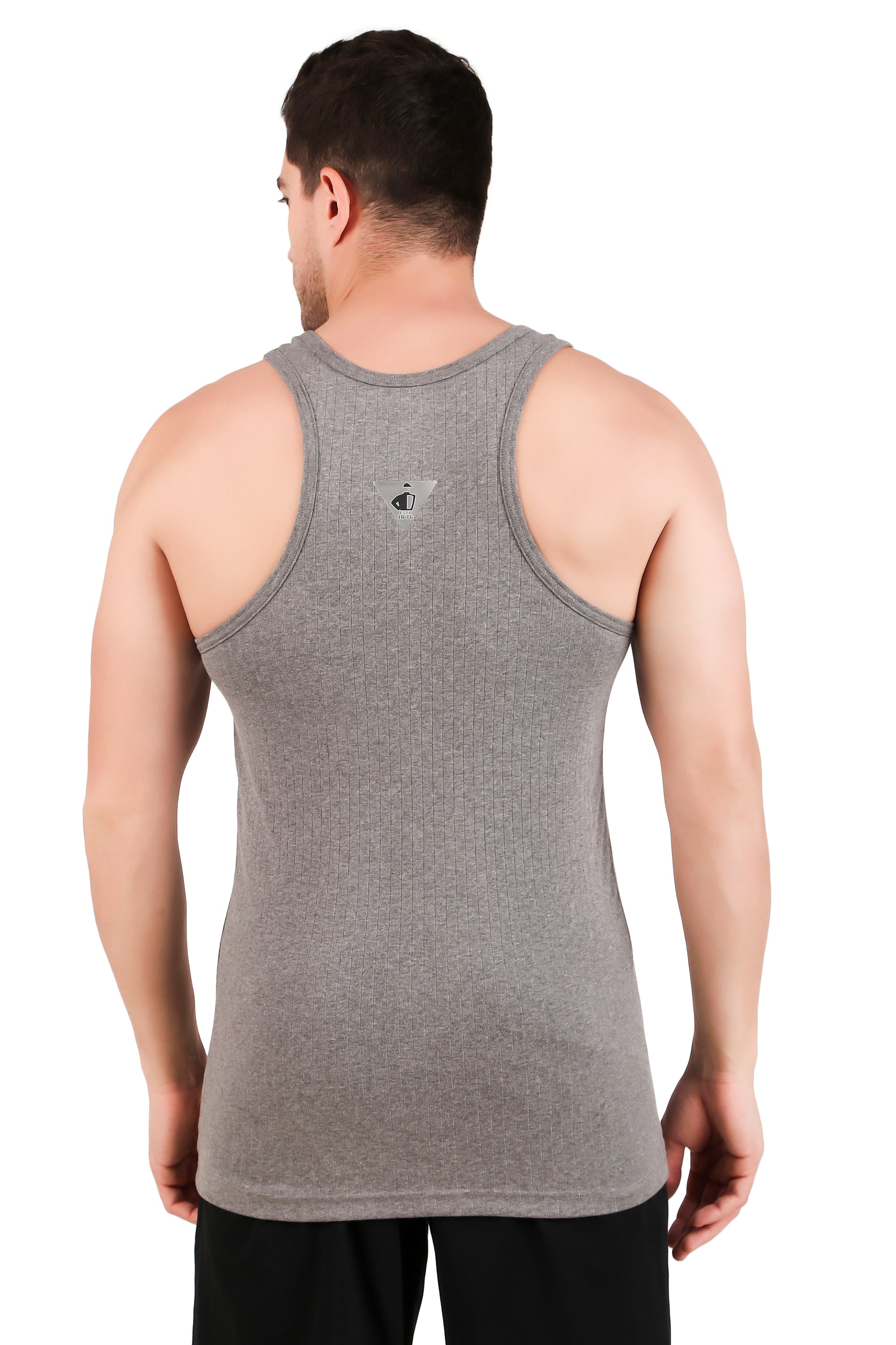 Jockey-9922 Super Combed Cotton Rib Round Neck with Racer Back Gym Vest