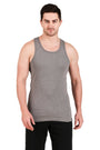 Jockey-9922 Super Combed Cotton Rib Round Neck with Racer Back Gym Vest -Gryml