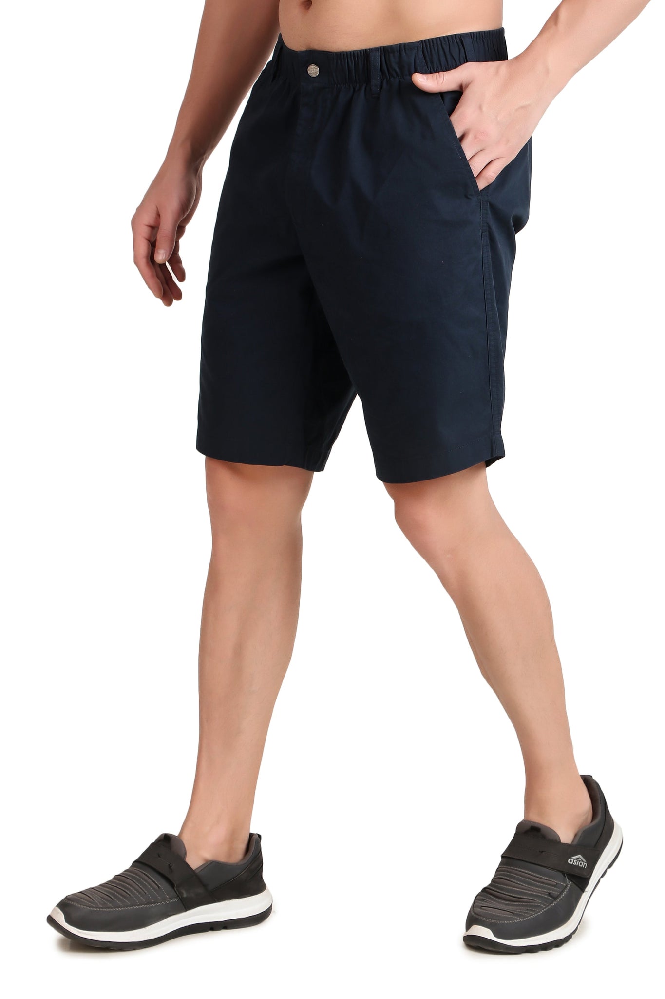 Jockey-1203 Super Combed Mercerised Cotton Woven Straight Fit Shorts with Side Pockets