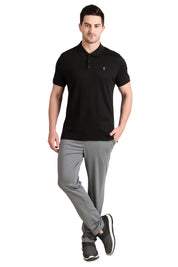 Jockey-3912 Super Combed Cotton Rich Solid Half Sleeve Polo T-Shirt