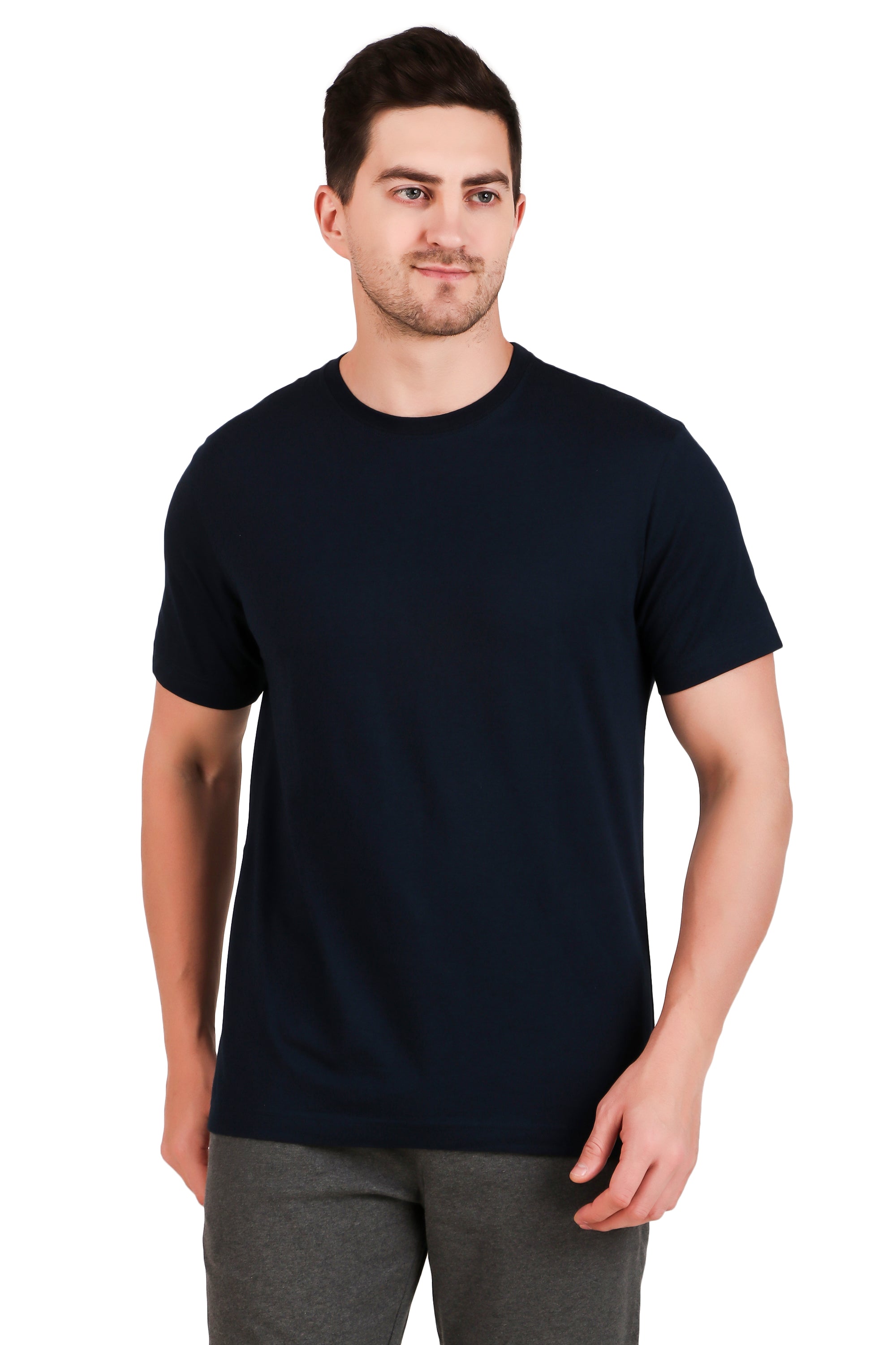 Jockey-2714 Super Combed Cotton Rich Round Neck Half Sleeve T-Shirt