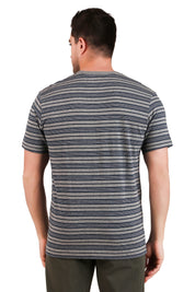 Jockey-2715 Super Combed Cotton Rich Striped Round Neck Half Sleeve T-Shirt