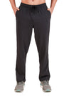 Jockey-9500 Super Combed Cotton Rich Regular Fit Trackpant with Side Pockets -GP-BL