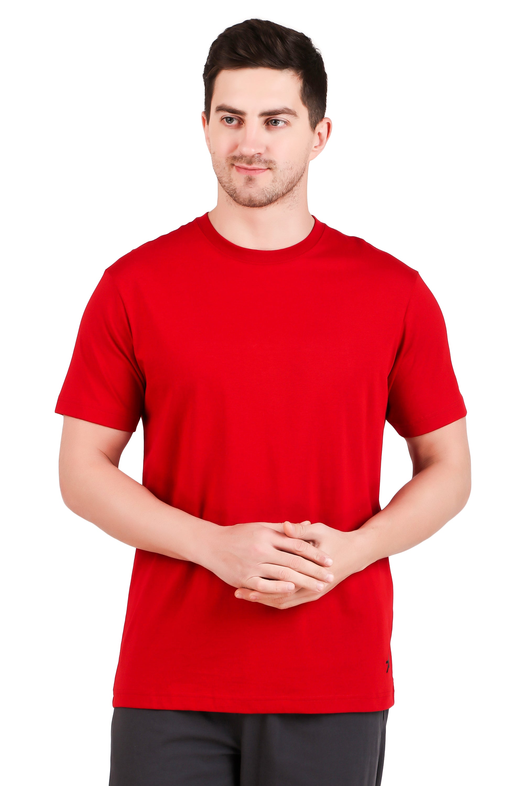 Jockey-2714 Super Combed Cotton Rich Round Neck Half Sleeve T-Shirt