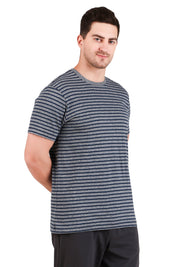 Jockey-2715 Super Combed Cotton Rich Striped Round Neck Half Sleeve T-Shirt