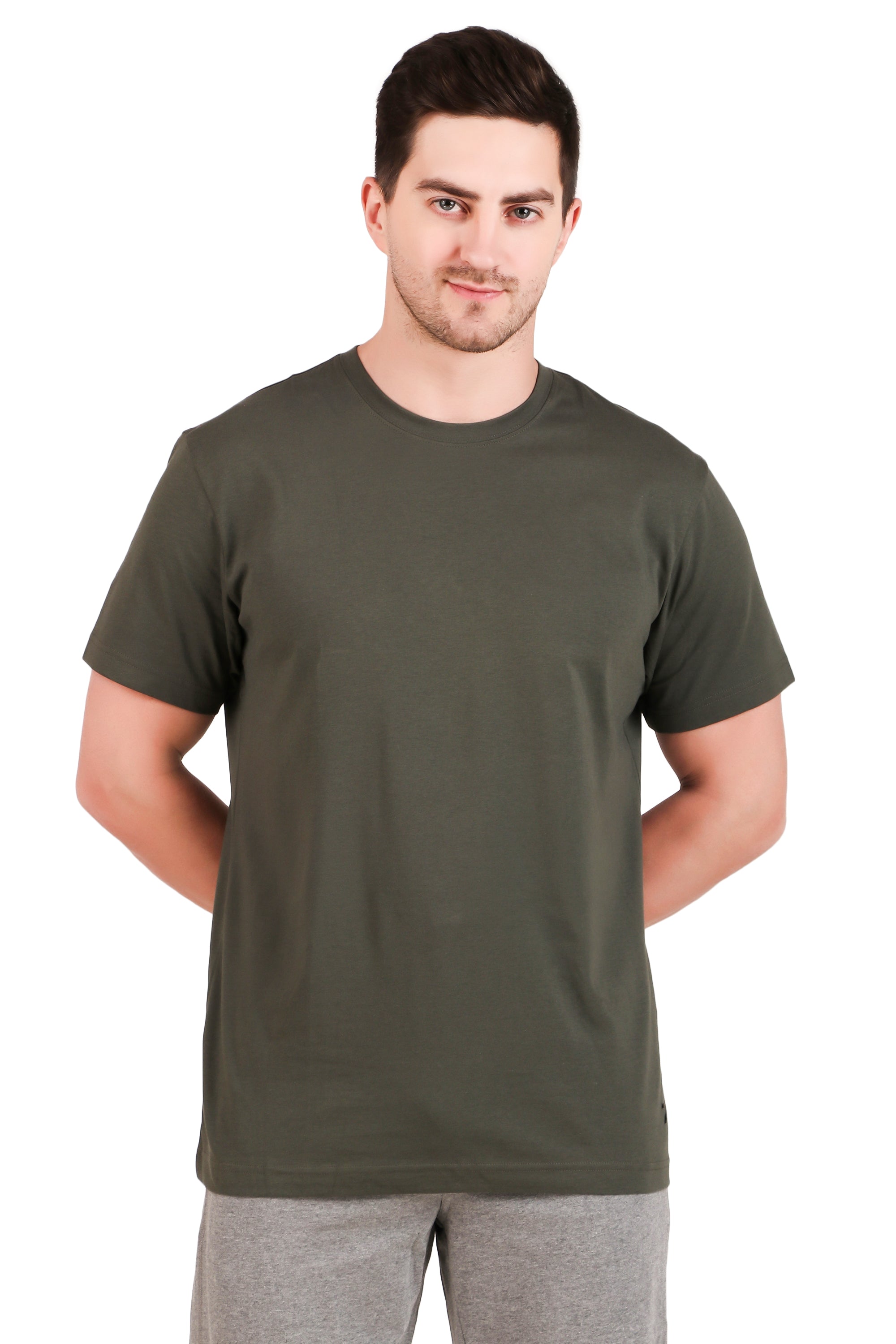 Jockey-2714 Super Combed Cotton Rich Round Neck Half Sleeve T-Shirt